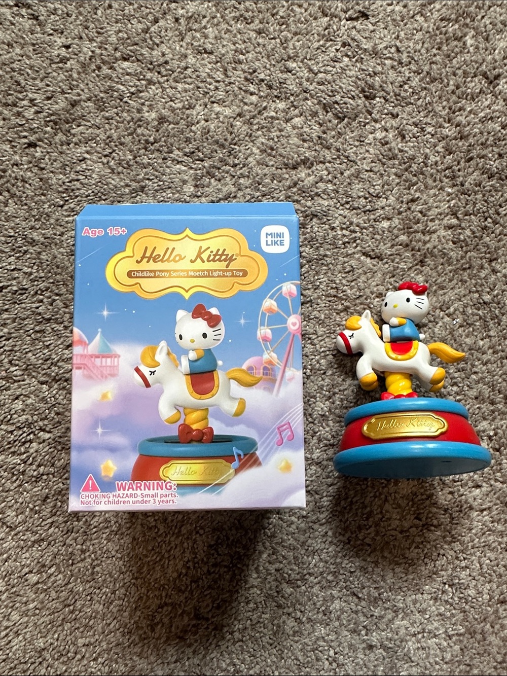 Hello Kitty Childlike Pony Series Moetch Light-up Toy - Timeless Red